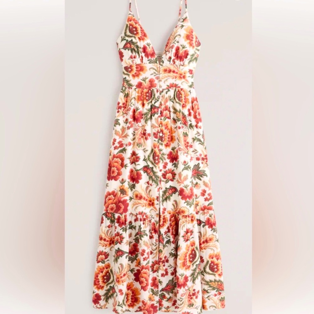 Abercrombie maxi floral dress